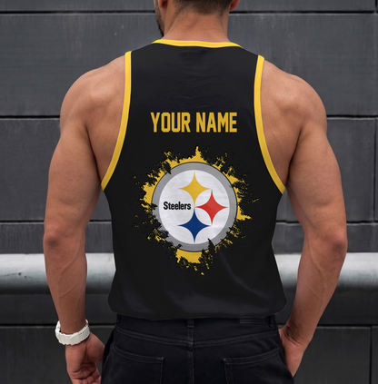 FINAL SALE - NEW CUSTOMIZED NFL14 PSB PITTSBURGH STEELERS UNISEX TANK TOP