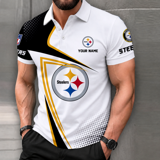 VIRAL EDITION - NEW CUSTOMIZED NFL14 PSB PITTSBURGH STEELERS T-SHIRT, POLO SHIRT, ZIP POLO SHIRT, SWEATSHIRT, HOODIE & ZIP HOODIE