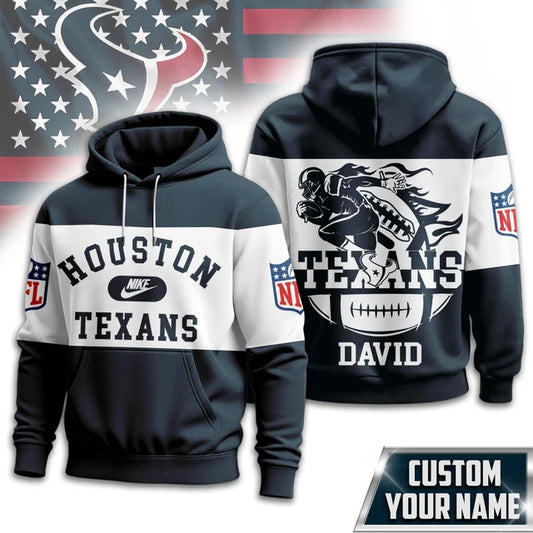 MEGA SALE - NEW CUSTOMIZED NFL15 HTT HOUSTON TEXANS UNISEX T-SHIRT, POLO & HOODIE
