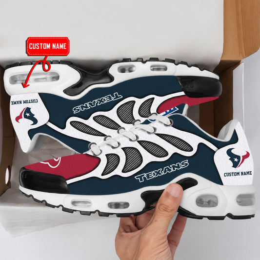 FLASH SALE - NEW CUSTOMIZED NFL15 HTT HOUSTON TEXANS AIR MAX PLUS SNEAKERS