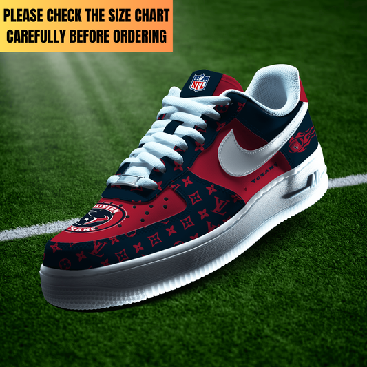 EXCLUSIVE  EDITION - NEW CUSTOMIZED NFL15 HTT HOUSTON TEXANS AF1 SHOES
