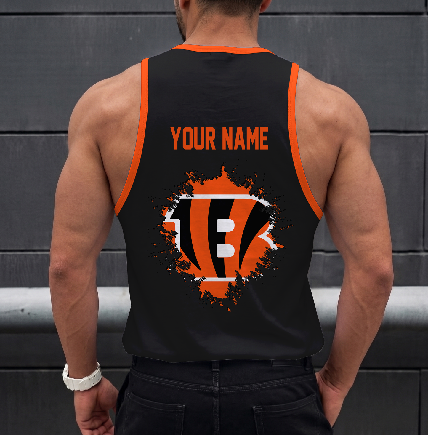 FINAL SALE - NEW CUSTOMIZED NFL16 CCB CINCINNATI BENGALS UNISEX TANK TOP