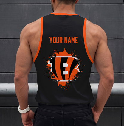 FINAL SALE - NEW CUSTOMIZED NFL16 CCB CINCINNATI BENGALS UNISEX TANK TOP