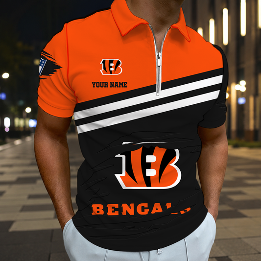 VIRAL EDITION - NEW CUSTOMIZED NFL16 CCB CINCINNATI BENGALS T-SHIRT, POLO SHIRT, ZIP POLO SHIRT, SWEATSHIRT, HOODIE & ZIP HOODIE