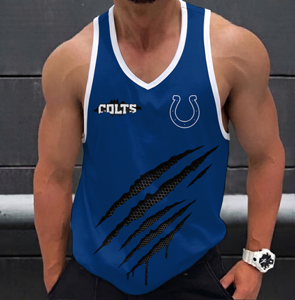 FINAL SALE - NEW CUSTOMIZED NFL17 IDC INDIANAPOLIS COLTS UNISEX TANK TOP