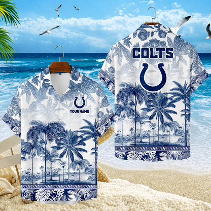 LIMITED EDITION - NEW CUSTOMIZED NFL17 IDC INDIANAPOLIS COLTS UNISEX HAWAIIAN SHIRT