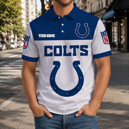 EXCLUSIVE  EDITION - NEW CUSTOMIZED NFL17 IDC INDIANAPOLIS COLTS T-SHIRT, POLO SHIRT, ZIP POLO SHIRT, SWEATSHIRT, HOODIE & ZIP HOODIE
