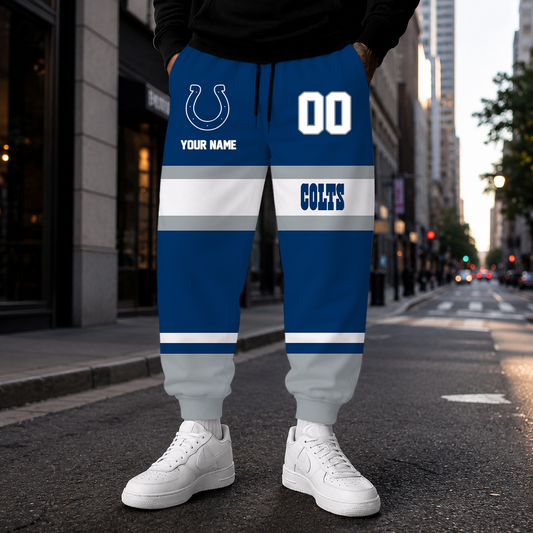 MEGA SALE - NEW CUSTOMIZED NFL17 IDC INDIANAPOLIS COLTS SWEATPANTS