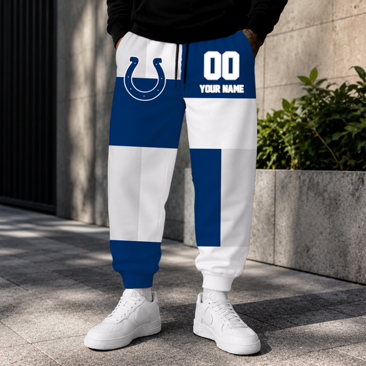 ELITE EDITION - NEW CUSTOMIZED NFL17 IDC INDIANAPOLIS COLTS SWEATPANTS