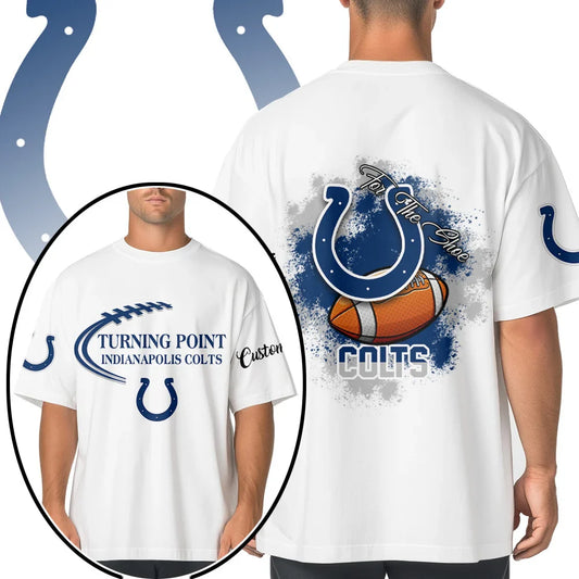 VIRAL EDITION - NEW CUSTOMIZED NFL17 IDC INDIANAPOLIS COLTS POLO SHIRT, ZIP POLO SHIRT & T-SHIRTS