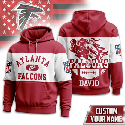 MEGA SALE - NEW CUSTOMIZED NFL18 ATF ATLANTA FALCONS STEELERS UNISEX T-SHIRT, POLO & HOODIE