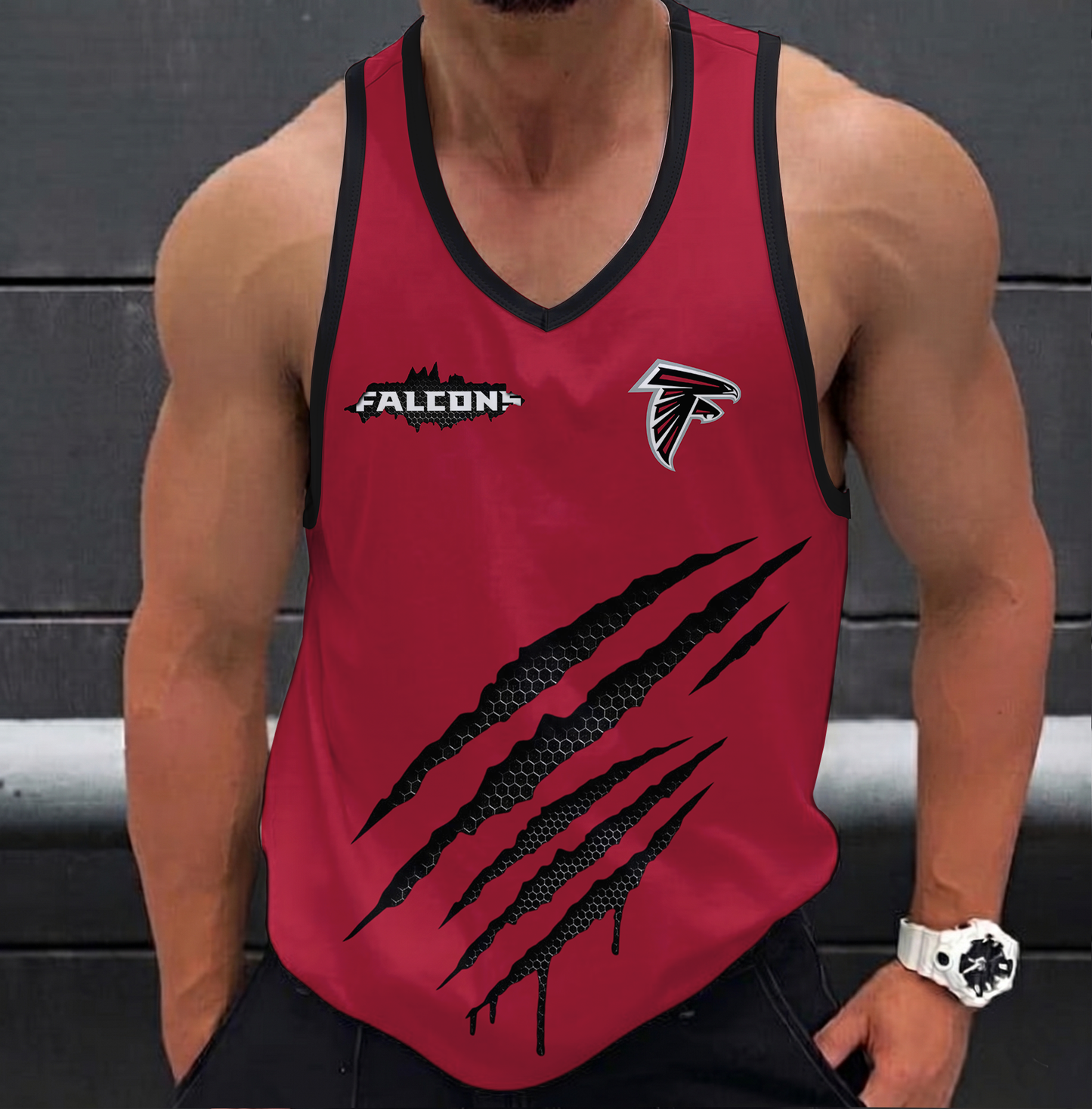 FINAL SALE - NEW CUSTOMIZED NFL18 ATF ATLANTA FALCONS UNISEX TANK TOP