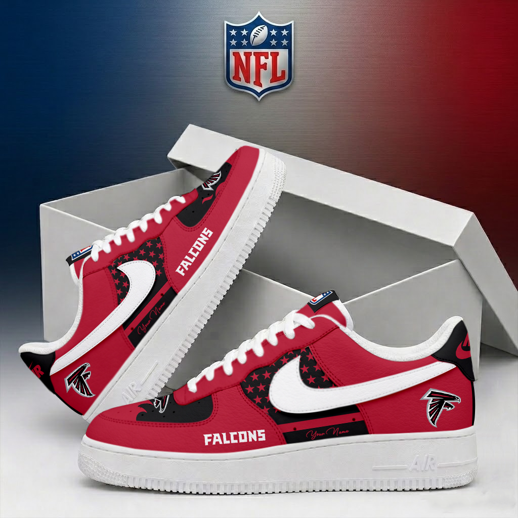 FINAL SALE - NEW CUSTOMIZED NFL18 ATF ATLANTA FALCONS AF1 SHOES