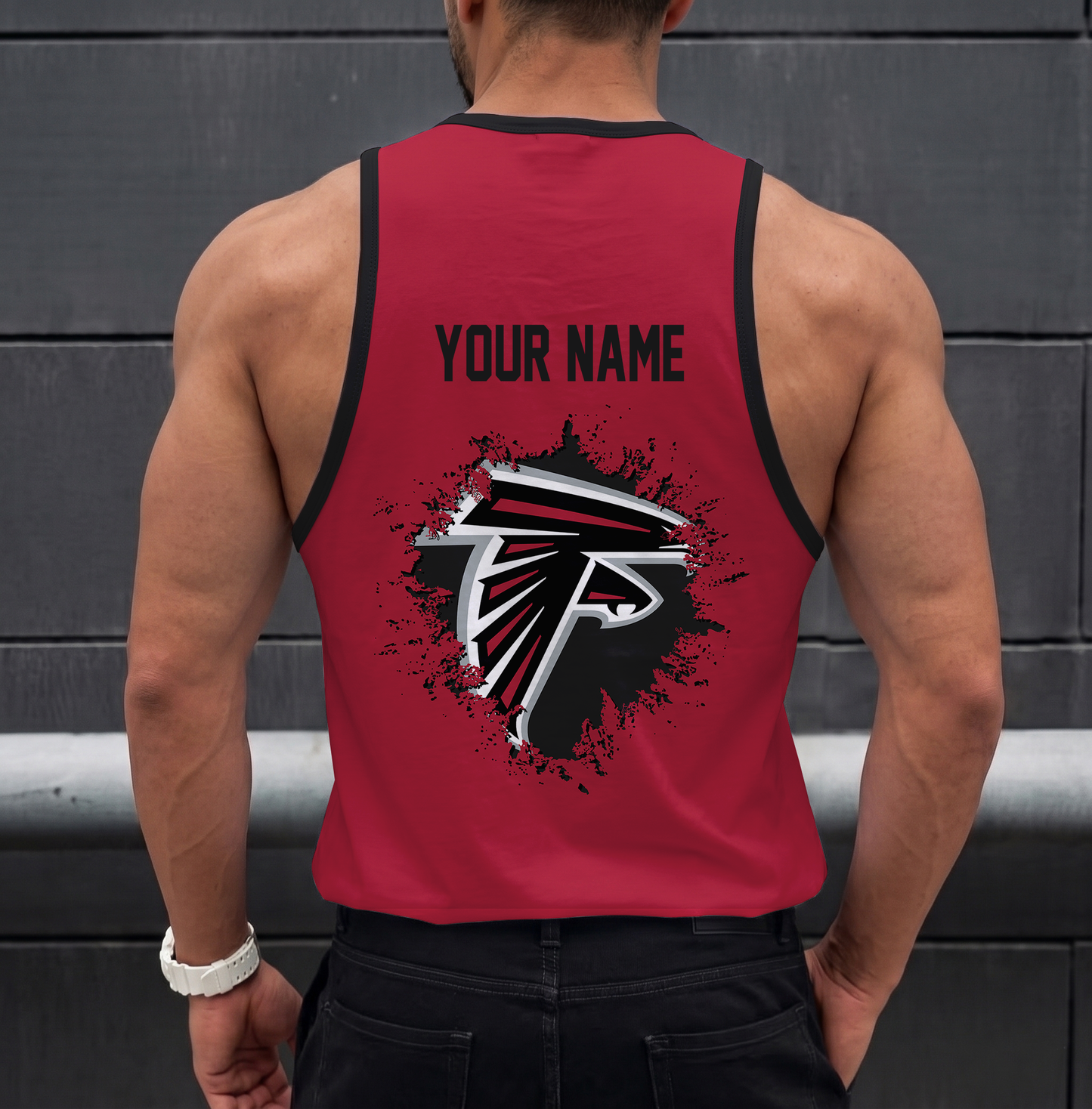FINAL SALE - NEW CUSTOMIZED NFL18 ATF ATLANTA FALCONS UNISEX TANK TOP