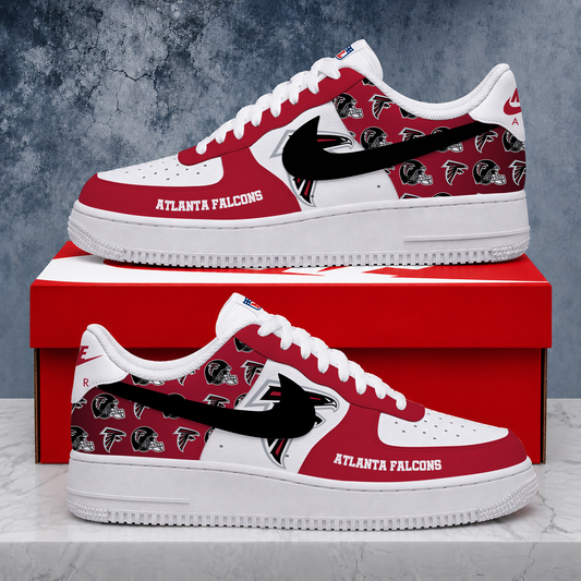 VIRAL EDITION - NEW CUSTOMIZED NFL18 ATF ATLANTA FALCONS AF1 SHOES