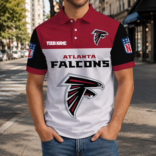 EXCLUSIVE  EDITION - NEW CUSTOMIZED NFL18 ATF ATLANTA FALCONS T-SHIRT, POLO SHIRT, ZIP POLO SHIRT, SWEATSHIRT, HOODIE & ZIP HOODIE