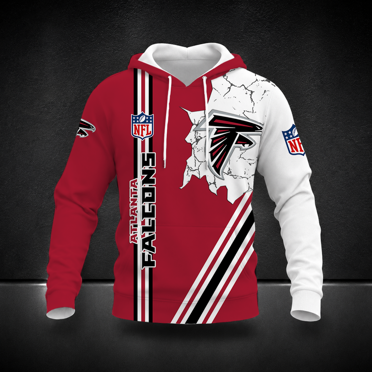 HOT DEAL- NEW CUSTOMIZED NFL18 ATF ATLANTA FALCONS T-SHIRT, POLO SHIRT, ZIP POLO SHIRT, SWEATSHIRT, HOODIE & ZIP HOODIE