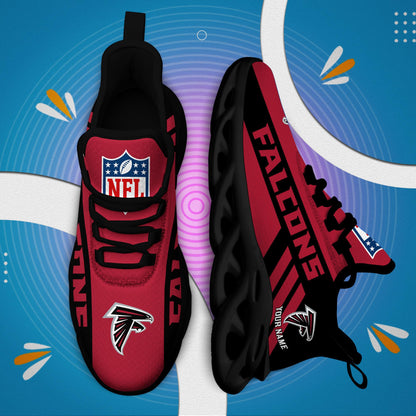 LIMITED EDITION - NEW CUSTOMIZED NFL18 ATF ATLANTA FALCONS UNISEX MAX SOUL SHOES