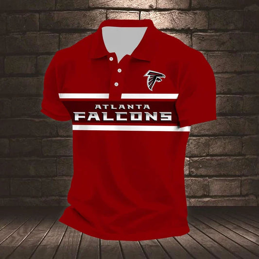 ELITE EDITION - NEW CUSTOMIZED NFL18 ATF ATLANTA FALCONS POLO SHIRT, ZIP POLO SHIRT & T-SHIRTS