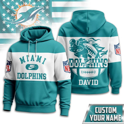 MEGA SALE - NEW CUSTOMIZED NFL19 MDP MIAMI DOLPHINS UNISEX T-SHIRT, POLO & HOODIE