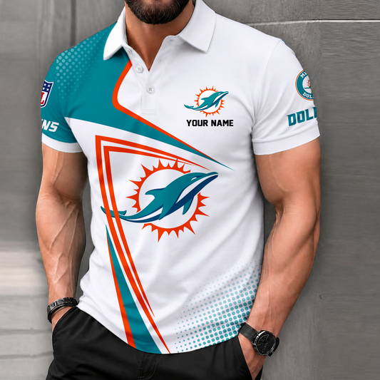VIRAL EDITION - NEW CUSTOMIZED NFL19 MDP MIAMI DOLPHINS T-SHIRT, POLO SHIRT, ZIP POLO SHIRT, SWEATSHIRT, HOODIE & ZIP HOODIE