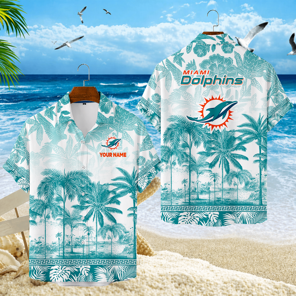 LIMITED EDITION - NEW CUSTOMIZED NFL19 MDP MIAMI DOLPHINS UNISEX HAWAIIAN SHIRT