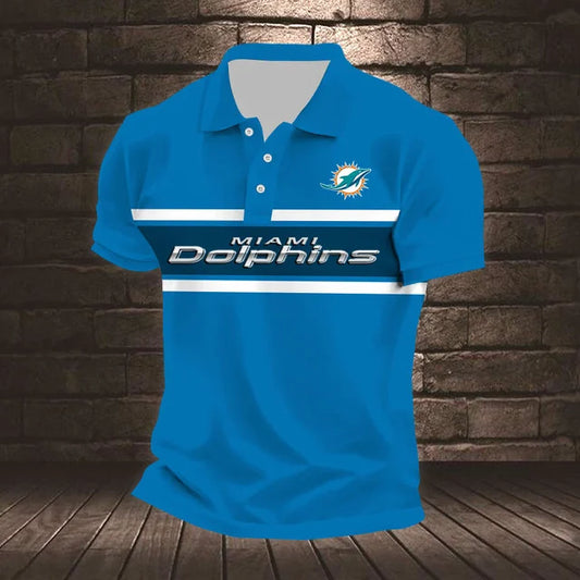 ELITE EDITION - NEW CUSTOMIZED NFL19 MDP MIAMI DOLPHINS POLO SHIRT, ZIP POLO SHIRT & T-SHIRTS