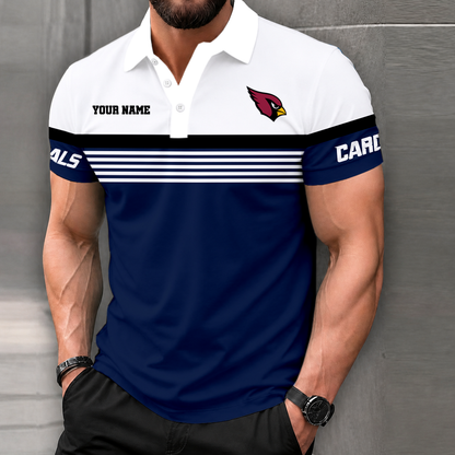 LIMITED EDITION - NEW CUSTOMIZED NFL20 ARC ARIZONA CARDINALS POLO SHIRT