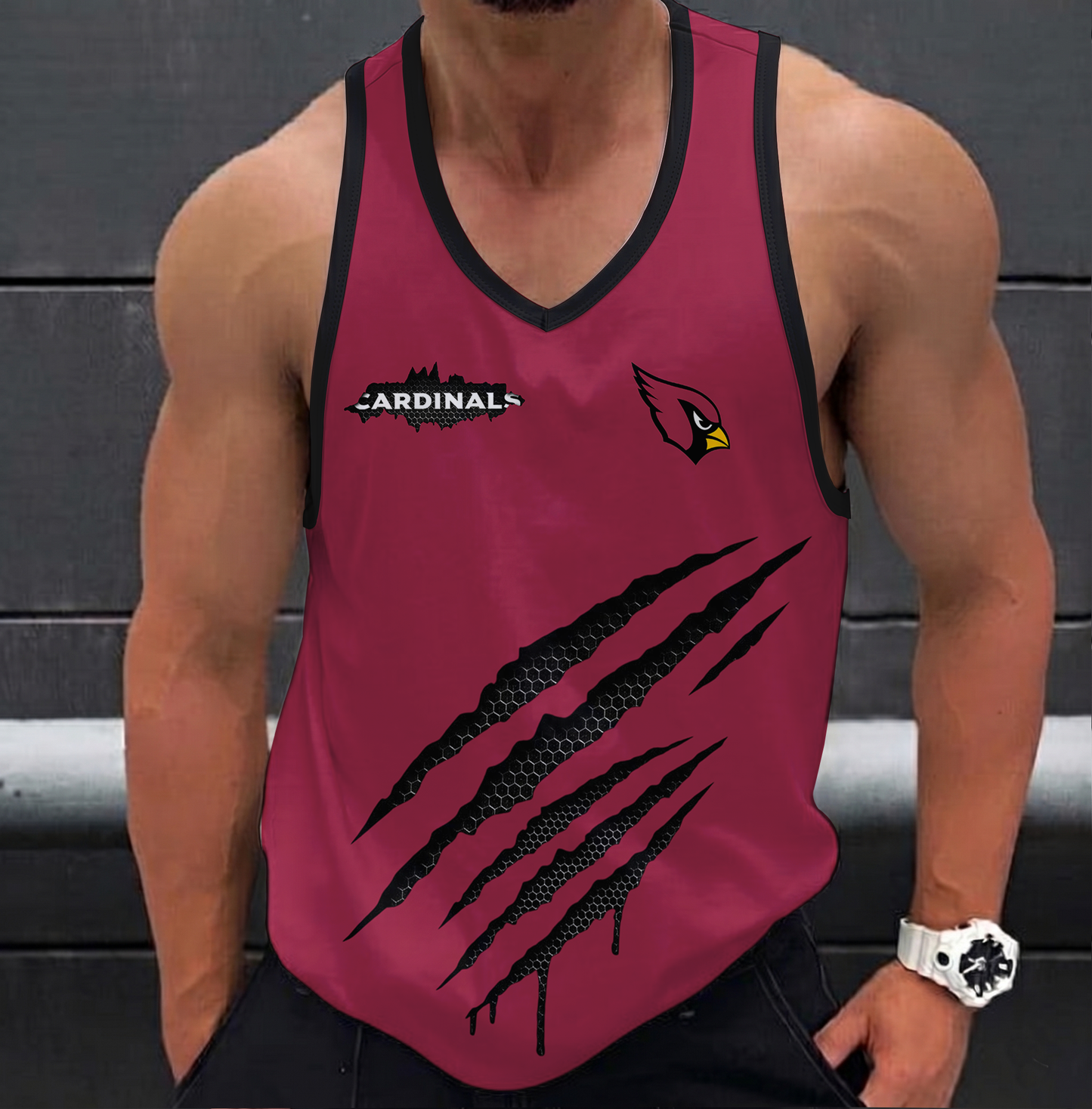 FINAL SALE - NEW CUSTOMIZED NFL20 ARC ARIZONA CARDINALS UNISEX TANK TOP