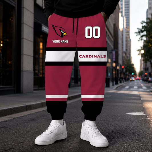 MEGA SALE - NEW CUSTOMIZED NFL20 ARC ARIZONA CARDINALS SWEATPANTS