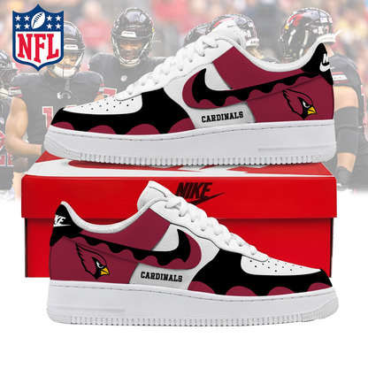 LIMITED EDITION- NEW CUSTOMIZED NFL20 ARC ARIZONA CARDINALS AF1 SNEAKERS