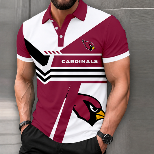 FINAL SALE - NEW CUSTOMIZED NFL20 ARC ARIZONA CARDINALS POLO SHIRT, ZIP POLO SHIRT & T-SHIRTS