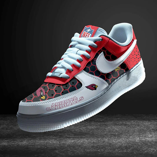 LIMITED EDITION - NEW CUSTOMIZED NFL20 ARC ARIZONA CARDINALS AF1 SNEAKERS