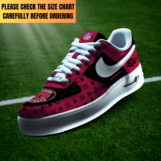 EXCLUSIVE  EDITION - NEW CUSTOMIZED NFL20 ARC ARIZONA CARDINALS AF1 SHOES