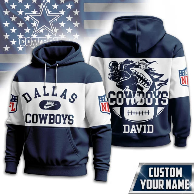 MEGA SALE - NEW CUSTOMIZED NFL21 DCB DALLAS COWBOYS UNISEX T-SHIRT, POLO & HOODIE