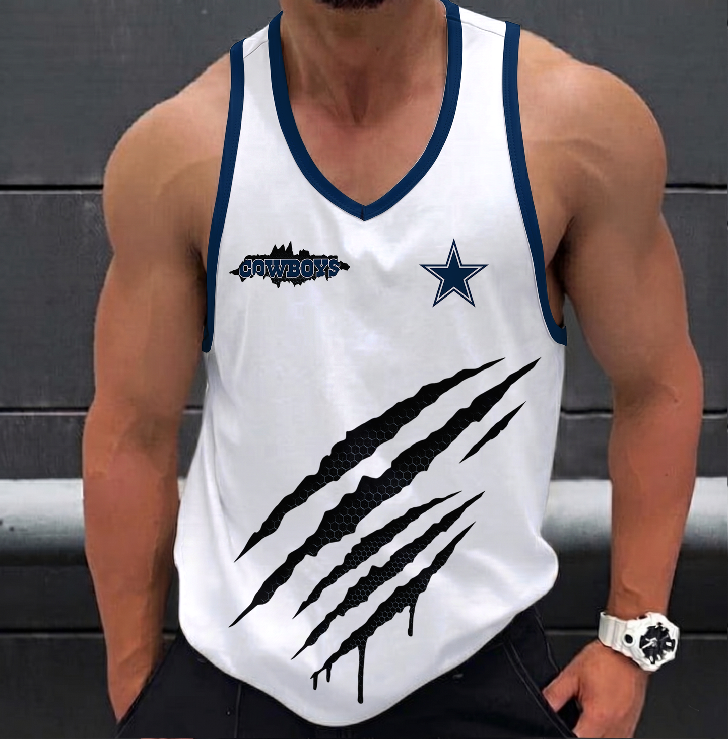 FINAL SALE - NEW CUSTOMIZED NFL21 DCB DALLAS COWBOYS UNISEX TANK TOP