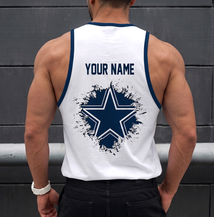 FINAL SALE - NEW CUSTOMIZED NFL21 DCB DALLAS COWBOYS UNISEX TANK TOP