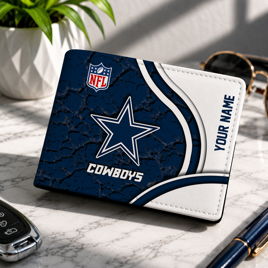 MEGA SALE - NEW CUSTOMIZED NFL21 DCB DL COWBOYS LEATHER WALLET