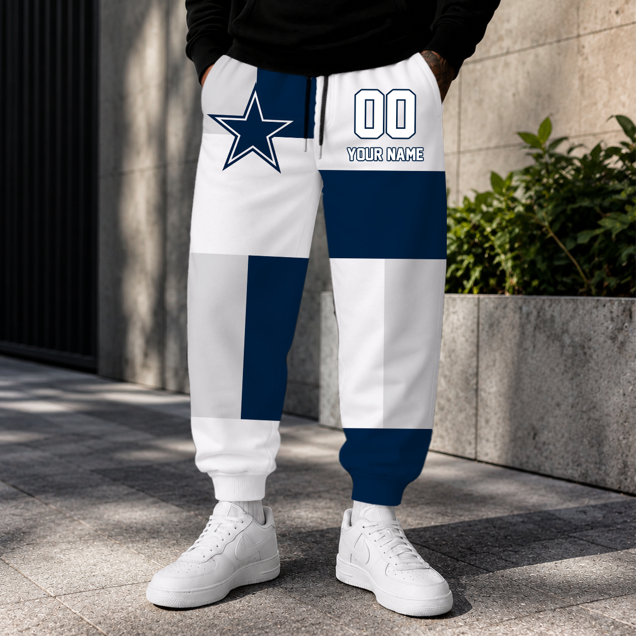 ELITE EDITION - NEW CUSTOMIZED NFL21 DCB DALLAS COWBOYS SWEATPANTS
