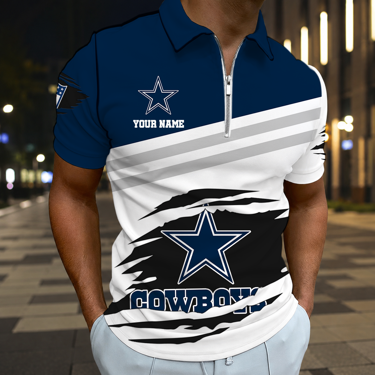 VIRAL EDITION - NEW CUSTOMIZED NFL21 DCB DALLAS COWBOYS T-SHIRT, POLO SHIRT, ZIP POLO SHIRT, SWEATSHIRT, HOODIE & ZIP HOODIE