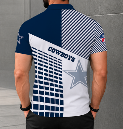 LIMITED EDITION - NEW CUSTOMIZED NFL21 DCB DALLAS COWBOYS POLO SHIRT