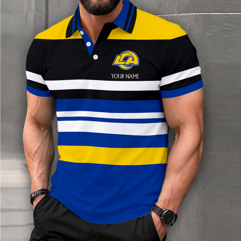 LIMITED EDITION - NEW CUSTOMIZED NFL22 LAR LOS ANGELES RAMS T-SHIRT, POLO SHIRT, ZIP POLO SHIRT, SWEATSHIRT, HOODIE & ZIP HOODIE