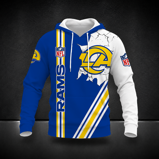 HOT DEAL- NEW CUSTOMIZED NFL22 LAR LOS ANGELES RAMS T-SHIRT, POLO SHIRT, ZIP POLO SHIRT, SWEATSHIRT, HOODIE & ZIP HOODIE