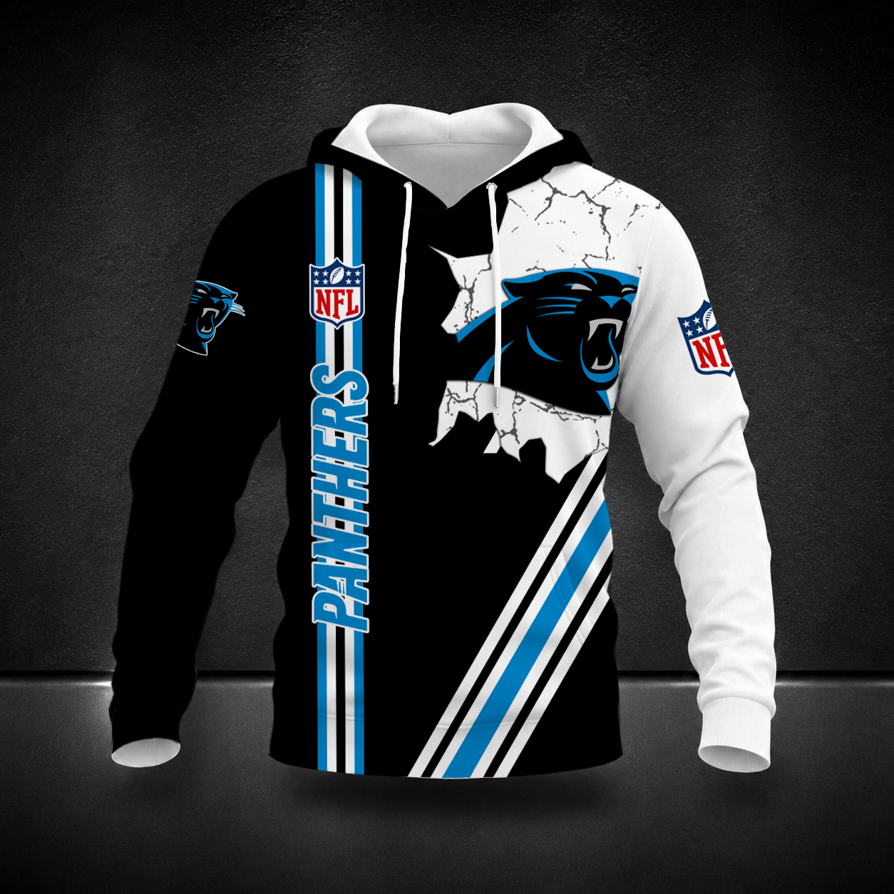 HOT DEAL- NEW CUSTOMIZED NFL23 CLP CAROLINA PANTHERS T-SHIRT, POLO SHIRT, ZIP POLO SHIRT, SWEATSHIRT, HOODIE & ZIP HOODIE