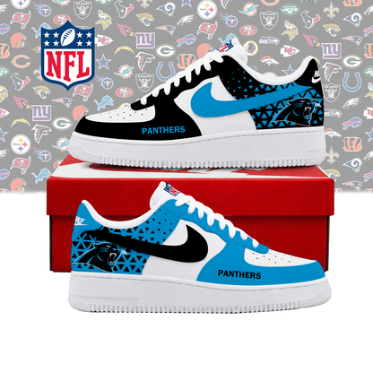 FLASH SALE - NEW CUSTOMIZED NFL23 CLP CAROLINA PANTHERS AF1 SHOES
