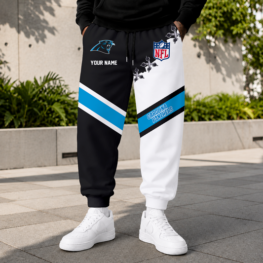 EXCLUSIVE EDITION - NEW CUSTOMIZED NFL23 CLP CAROLINA PANTHERS SWEATPANTS