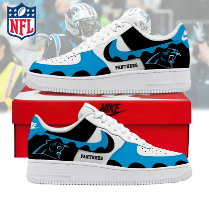 LIMITED EDITION- NEW CUSTOMIZED NFL23 CLP CAROLINA PANTHERS AF1 SNEAKERS