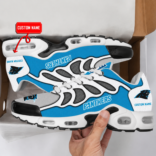 FLASH SALE - NEW CUSTOMIZED NFL23 CLP CAROLINA PANTHERS AIR MAX PLUS SNEAKERS