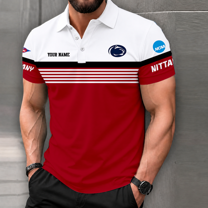 FLASH SALE - NEW CUSTOMIZED NCAA FBS23 PNL PENN STATE NITTANY LIONS POLO SHIRT