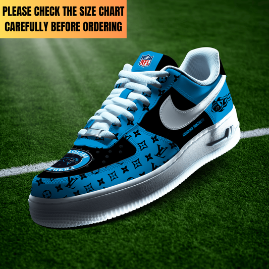 EXCLUSIVE  EDITION - NEW CUSTOMIZED NFL23 CLP CAROLINA PANTHERS AF1 SHOES